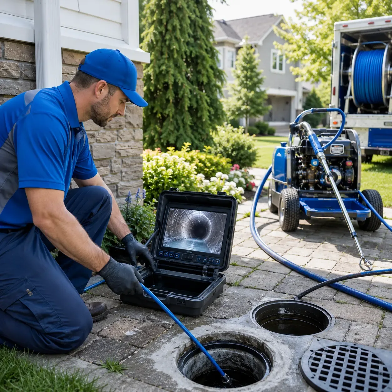 Outdoor drain cleaning professionals serving Waterbury, VT