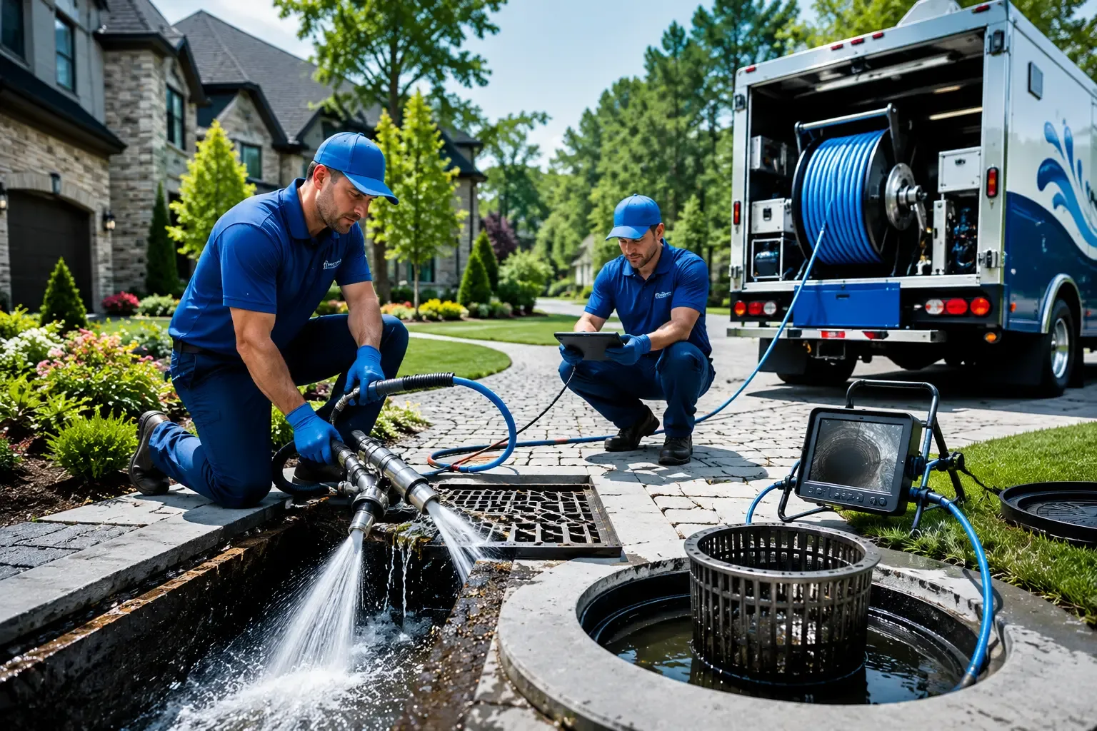 Local outdoor drain cleaning professionals in Waterbury, VT